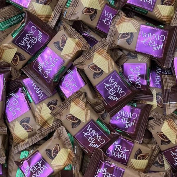 ویفر فله‌ای شکلات بدون شکر آکوند