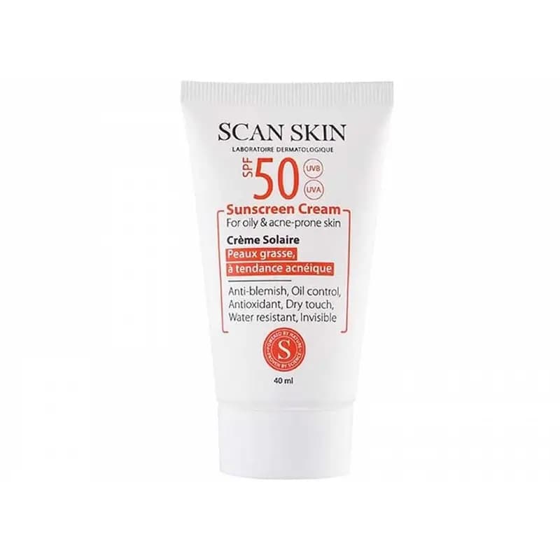 کرم ضد آفتاب اسکن اسکین مدل Anti Blemish حجم 40 میلی لیتر