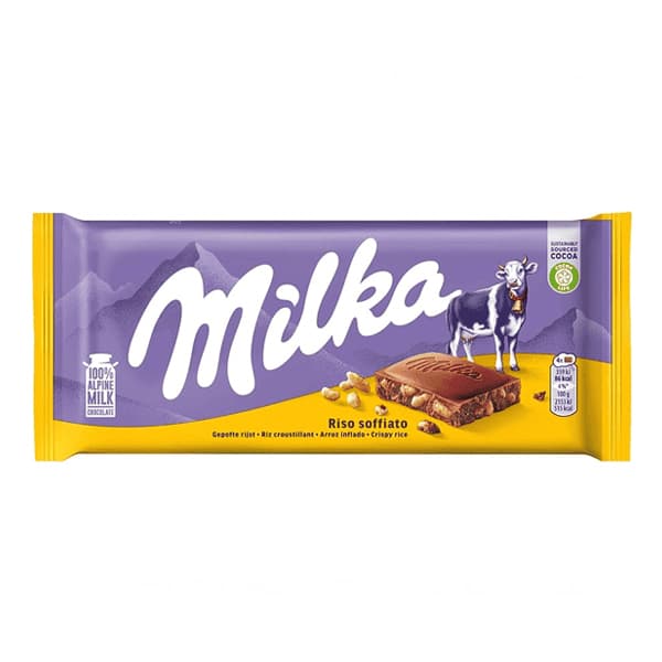 شکلات تخته‌ای میلکا کورن فلکس ۱۰۰ گرمی