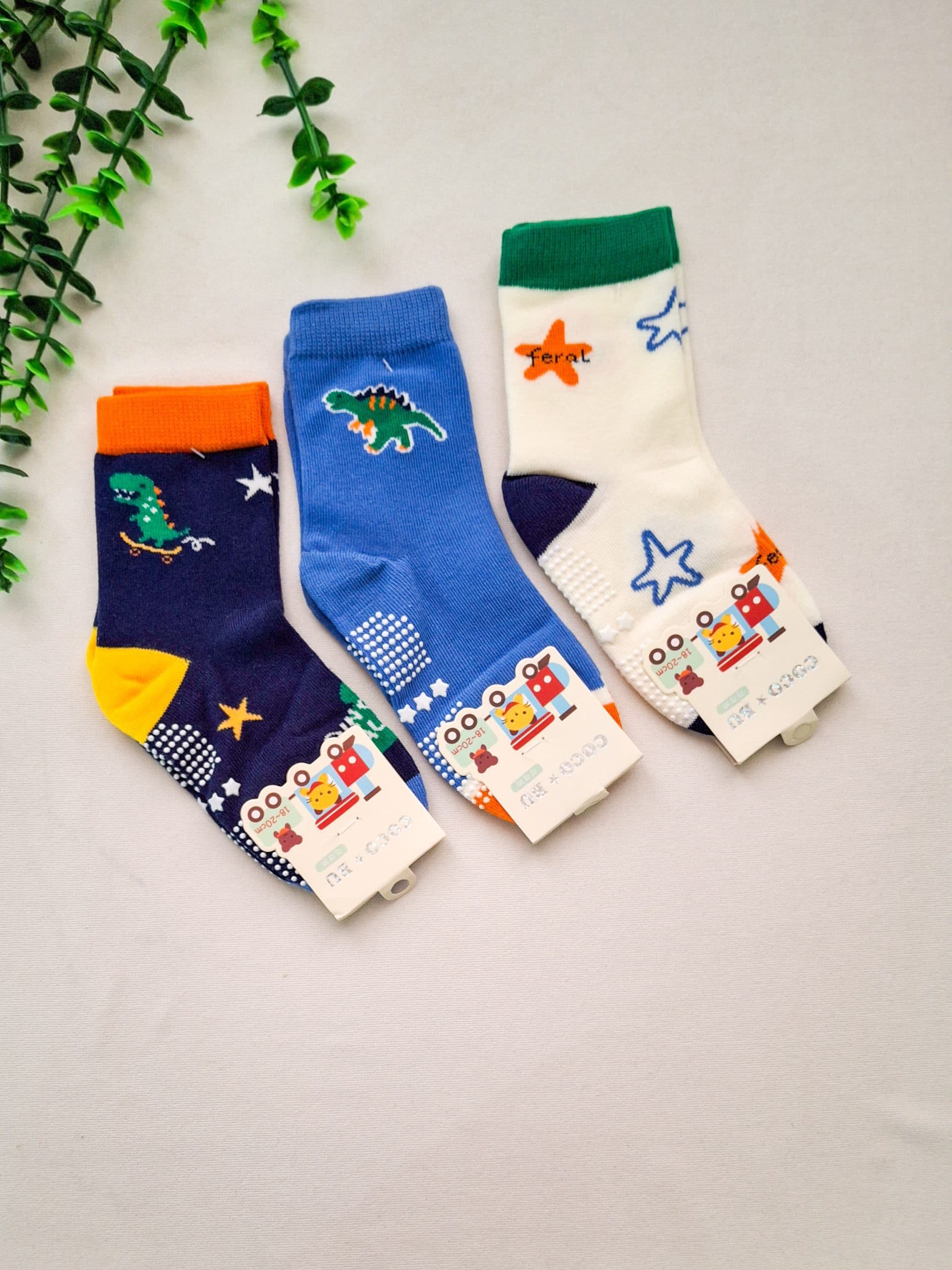 🧦 جوراب بچگانه برند کوکو | ساقدار کف استوپ دار