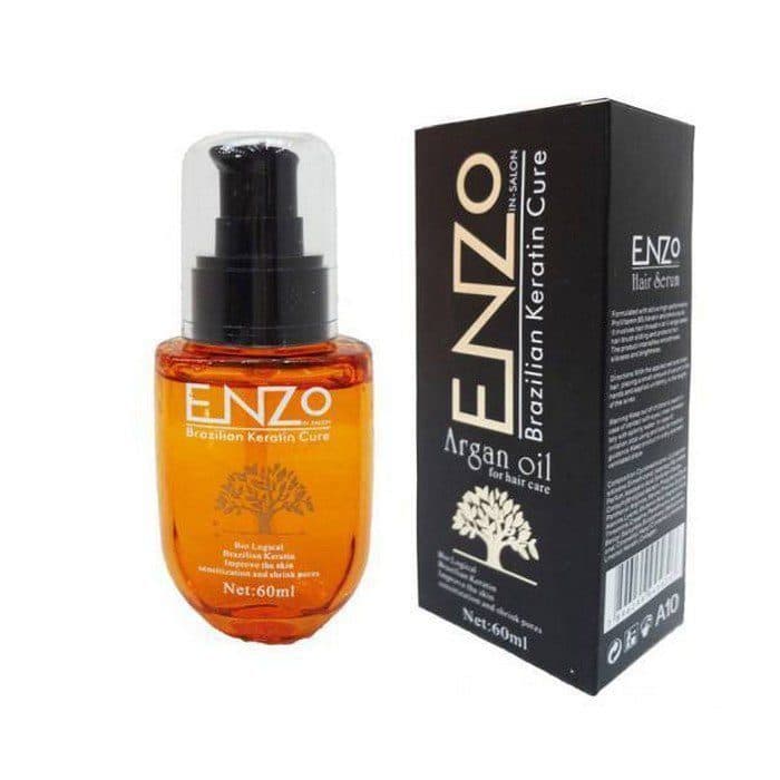 روغن آرگان مو انزو Enzo کراتین برزیلی اصل 60 میل(نسخه اورجینال)