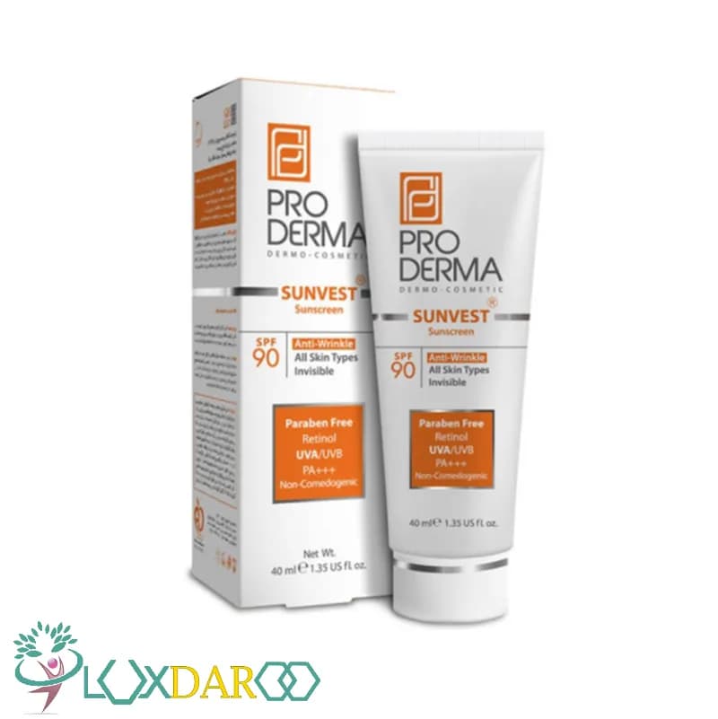کرم ضد آفتاب و ضد چروک پرودرما SPF90