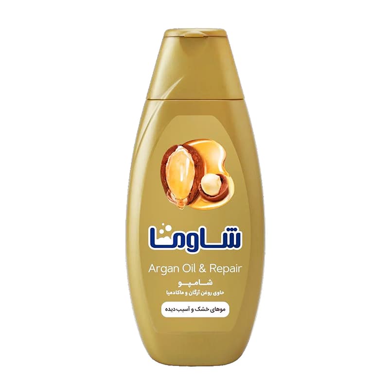 شامپو موهای خشک روغن آرگان و ماکادمیا400 میل شاوما