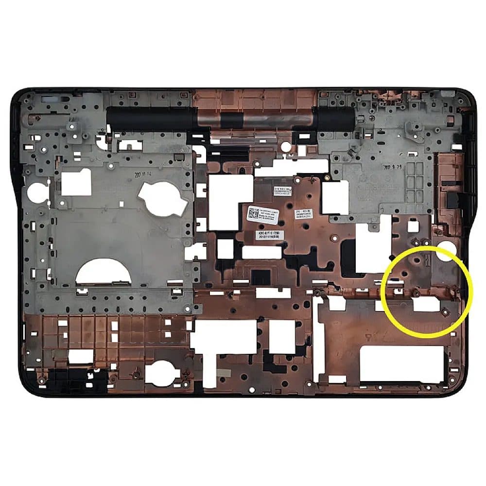 شاسی قاب کنار کیبرد لپ تاپ دل XPS L502X مشکی — تصویر ۲