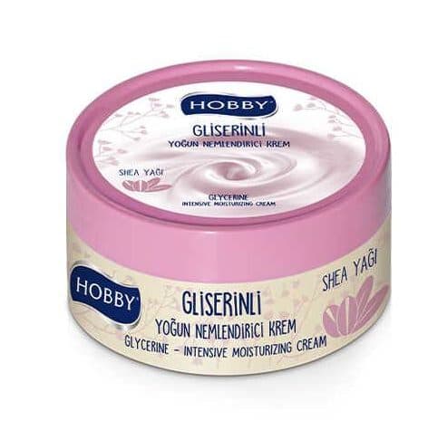 کرم مرطوب کننده دست و صورت مینی (جیبی) هوبی HOBBY حاوی عصاره شی باتر گلیسیرین حجم 20 میل — تصویر ۴