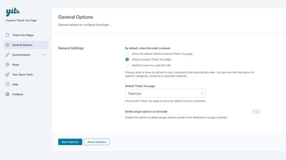 افزونه YITH WooCommerce Custom Thank You Page ساخت و ویرایش صفحه تشکر خرید ووکامرس 3.7.0 — تصویر ۸