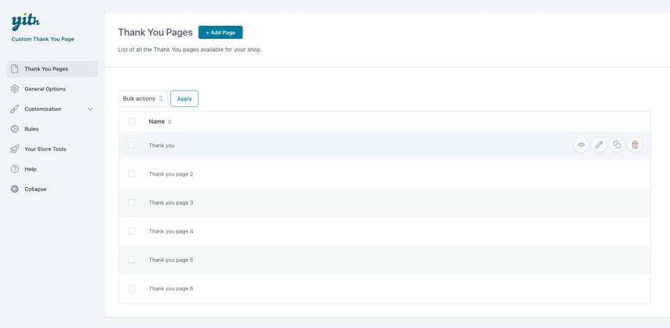 افزونه YITH WooCommerce Custom Thank You Page ساخت و ویرایش صفحه تشکر خرید ووکامرس 3.7.0 — تصویر ۶