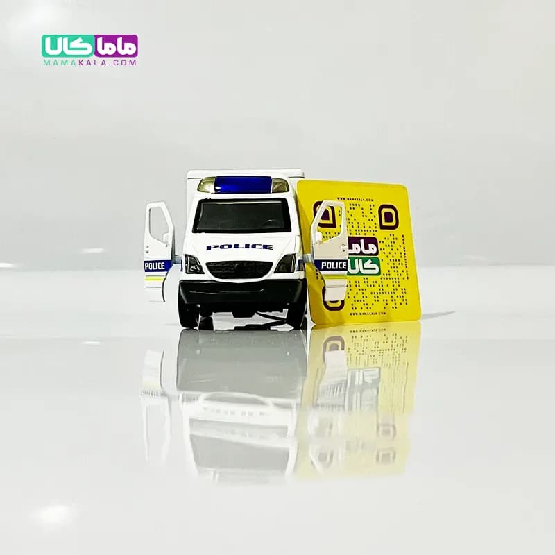 اسباب بازی ماشین پلیس با چراغ آژیر 12 سانتیمتر (کد 101) — تصویر ۴