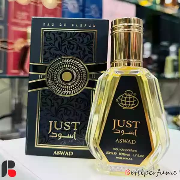 ادکلن 50 میل فراگرنس ورد مدل جاست اسود (Just Aswad)