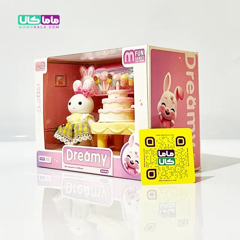 اسباب بازی ست خرگوش با وسایل شیرینی و دسر برند Dreamy — تصویر ۳