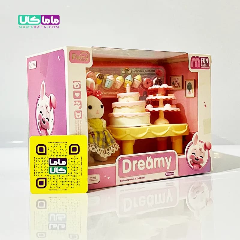 اسباب بازی ست خرگوش با وسایل شیرینی و دسر برند Dreamy — تصویر ۵