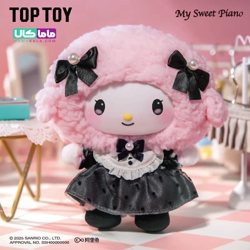 عروسک کرومی (سانریو) بلایندباکس مدل 🖤 Sanrio Sisters Outfit برند تاپ‌توی — تصویر ۷