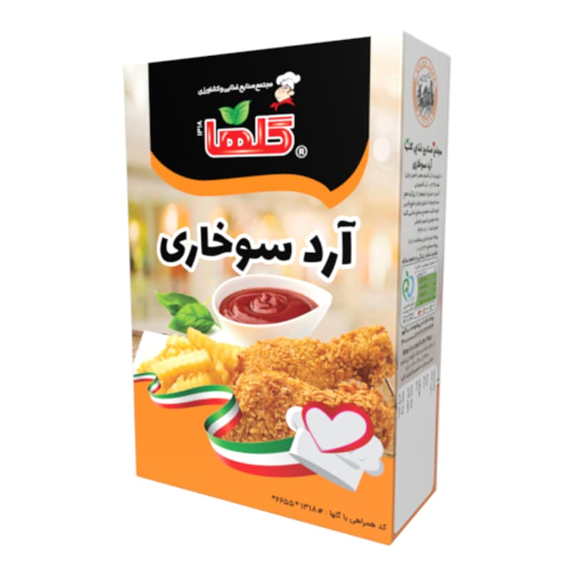 آرد سوخاری300 گرم گلها