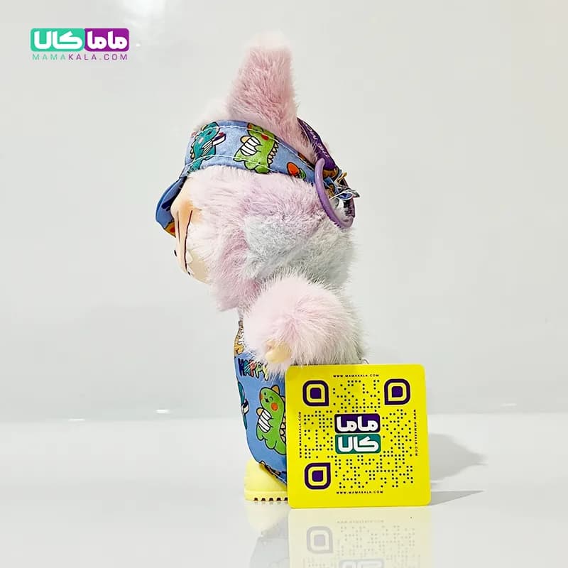 عروسک لبوبو لباسدار بنفش هاوایی مدل انرژی (کد 35) — تصویر ۶
