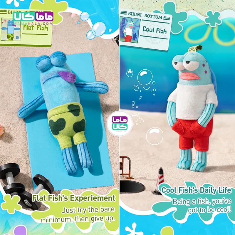 عروسک بیکینی باتم باب اسفنجی بلایندباکس مدل 🪸 Bikini Bottom Buddies برند پاپ‌مارت — تصویر ۶