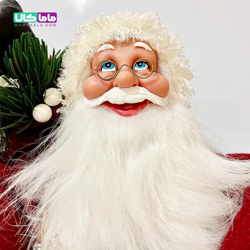 عروسک بابانوئل کریسمس مدل 206 وارداتی اصل 50 سانتیمتر — تصویر ۴
