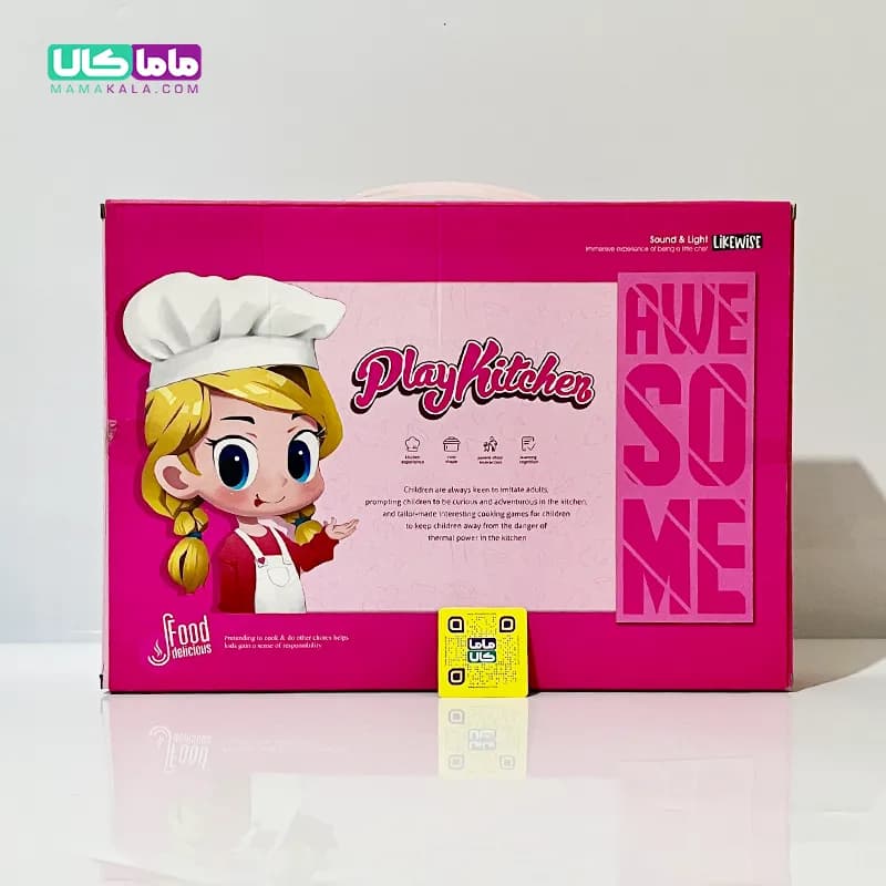 اسباب بازی وسایل آشپزخانه موزیکال چراغدار مدل Play Kitchen — تصویر ۶