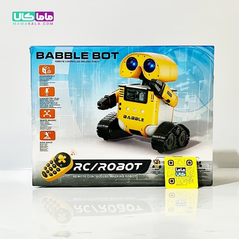 اسباب بازی ربات وال ای Wall-E کنترلی و شارژی برند بابل‌بات — تصویر ۶
