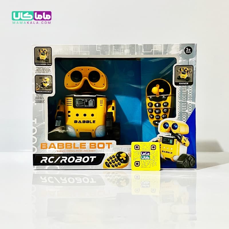 اسباب بازی ربات وال ای Wall-E کنترلی و شارژی برند بابل‌بات — تصویر ۵