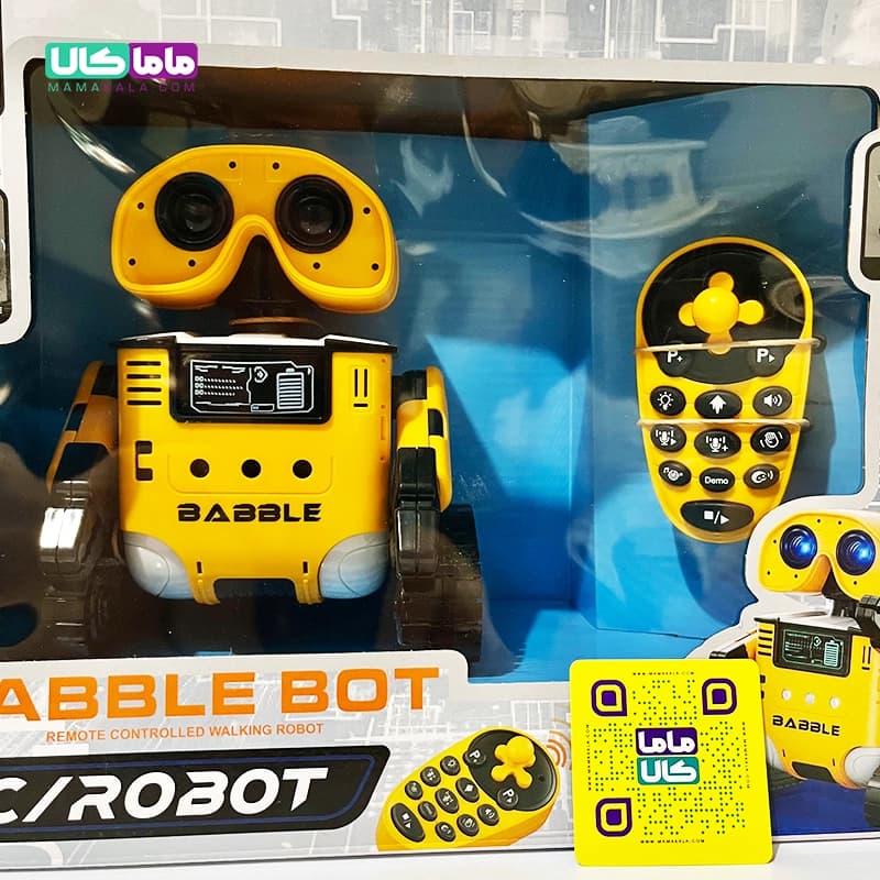 اسباب بازی ربات وال ای Wall-E کنترلی و شارژی برند بابل‌بات — تصویر ۷