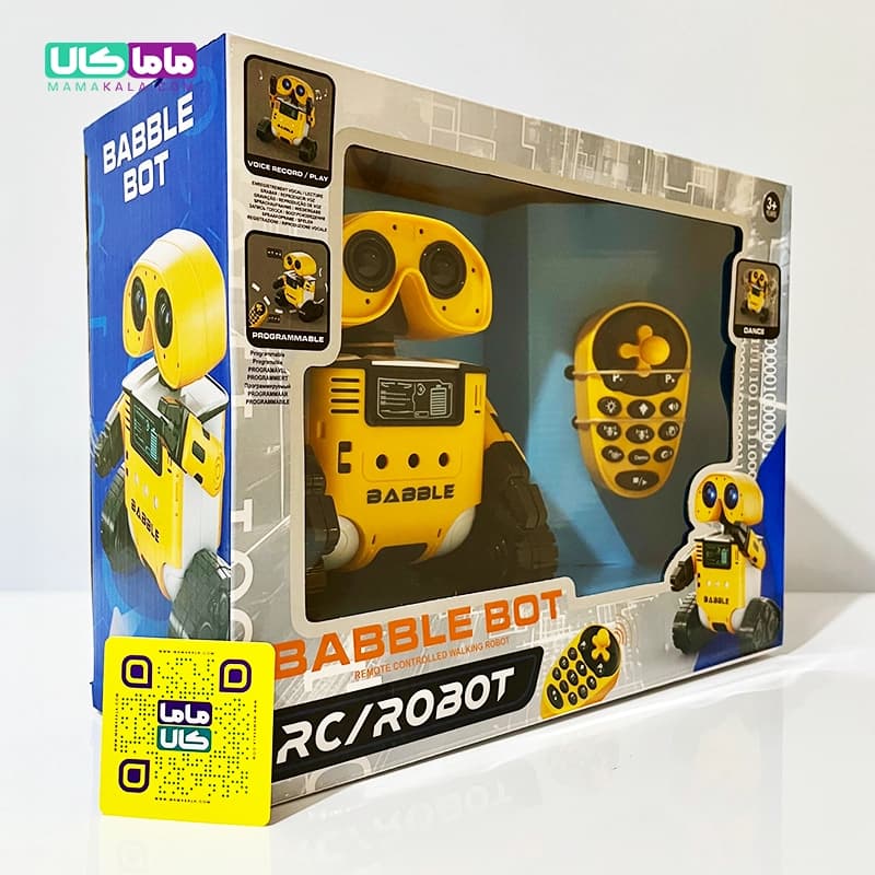 اسباب بازی ربات وال ای Wall-E کنترلی و شارژی برند بابل‌بات