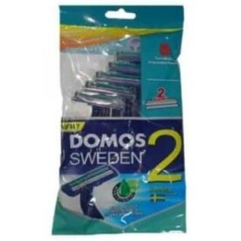 خودتراش 2 تیغ مردانه سوئدی دوموس Domos Sweden بسته 5 عددی