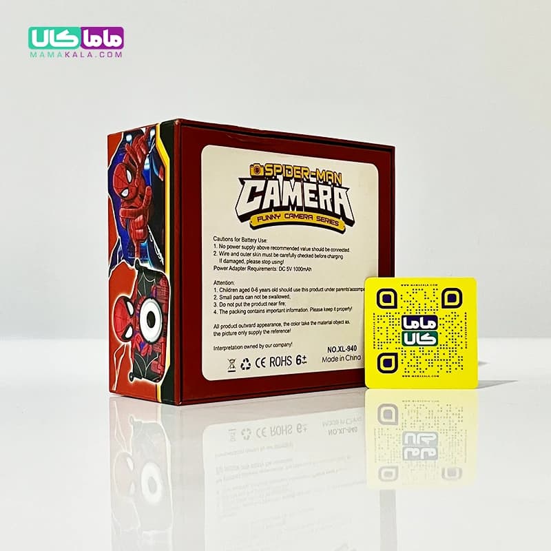 اسباب بازی فانتزی دوربین عکاسی و فیلمبرداری مدل مرد عنکبوتی — تصویر ۳