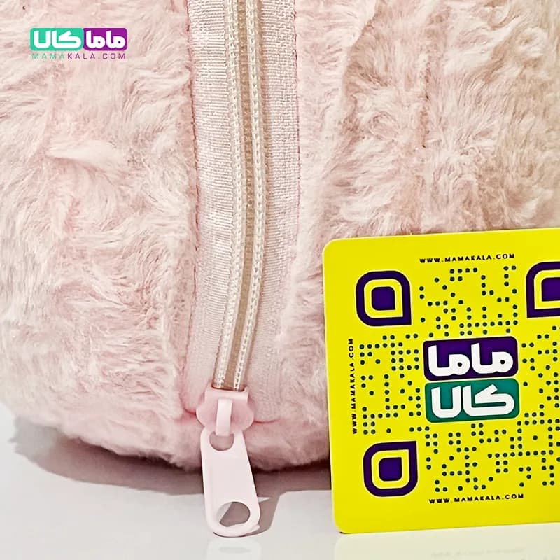چشم بند بالشتی عروسکی پرزی مدل خوک صورتی — تصویر ۸