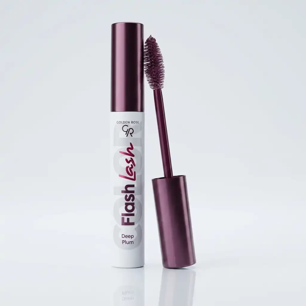 ریمل رنگی فلش گلدن رز رنگ (آلو سیاه) Deep Plum