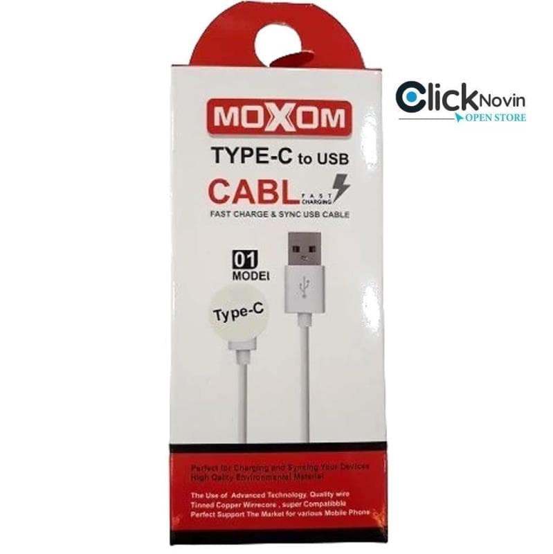 کابل شارژ type- c برند MOXOM -1 — تصویر ۲