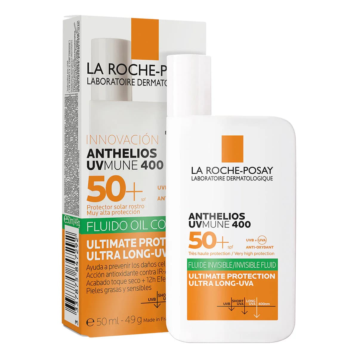 کرم ضد آفتاب بدون رنگ لاروش پوزای SPF 50 مدل Anthelios Oil Control — تصویر ۳