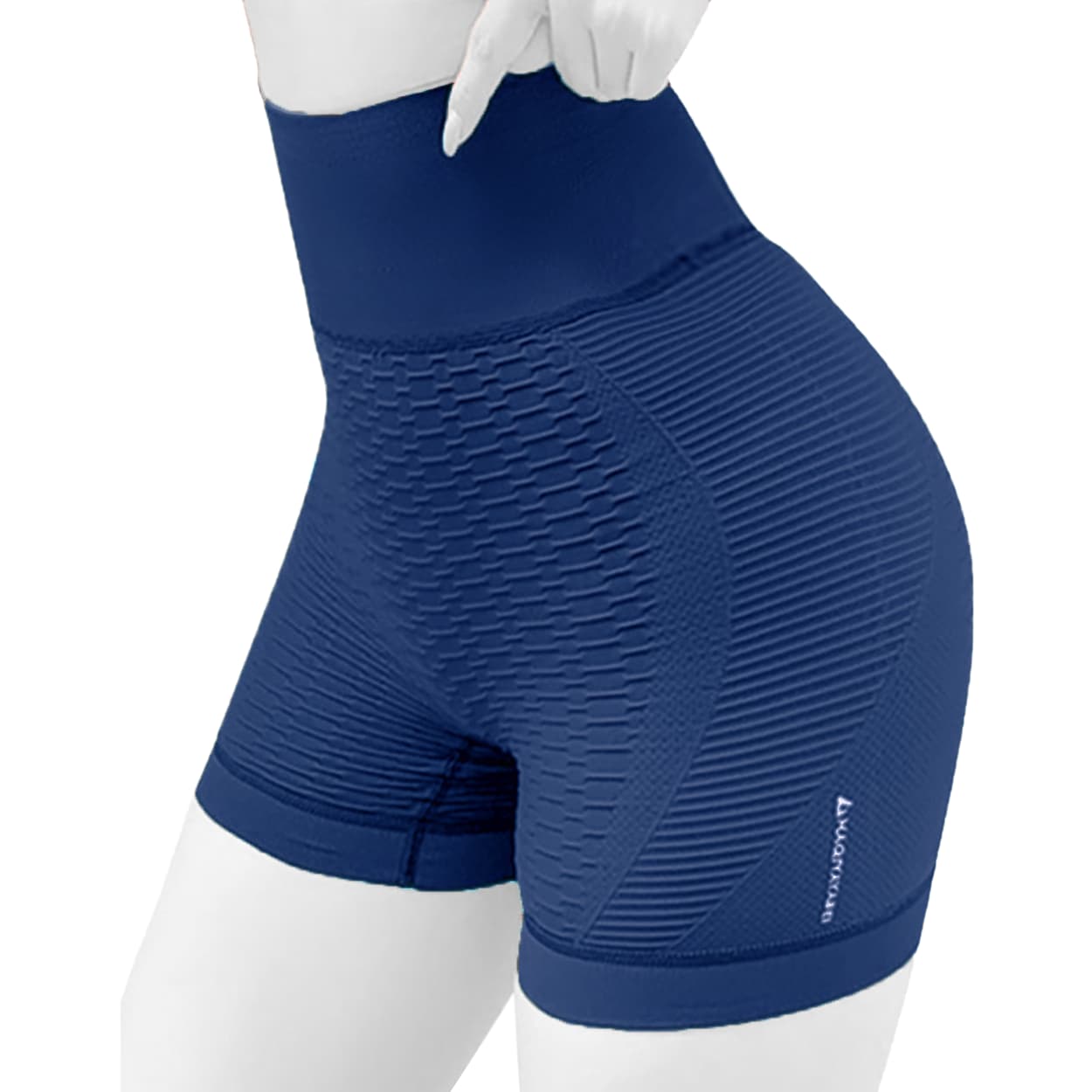 شورتک ورزشی سیملس زنانه طرح کندویی کد 10468 — تصویر ۶