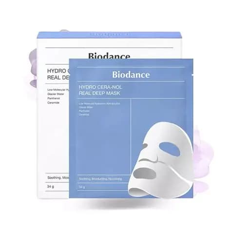 ماسک هیالورونیک اسید بایودنس مدل Hydro Cera-nol Real Deep Mask | BIODANCE