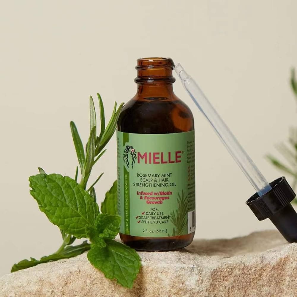 روغن ضد ریزش مو رزماری و نعناع میله | Mielle Rosemary Mint Scalp & Hair Strengthening Oil — تصویر ۳
