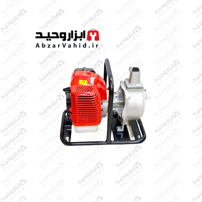 موتور پمپ آب 1 اینچ بنزینی دارای سنسور حرارتی دارای مکش از چاه و رودخانه موتور دو زمانه کم صدا و سبک spinaمدل 1inch