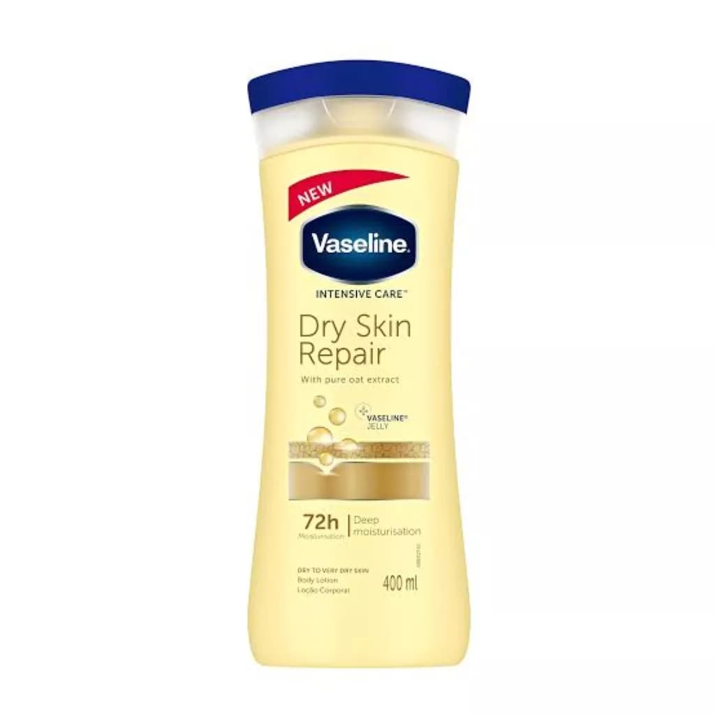 لوسیون بدن وازلین مدل Dry Intensive Care حجم 400 میلی‌ لیتر | Vaseline Dry Intensive Care Lotion
