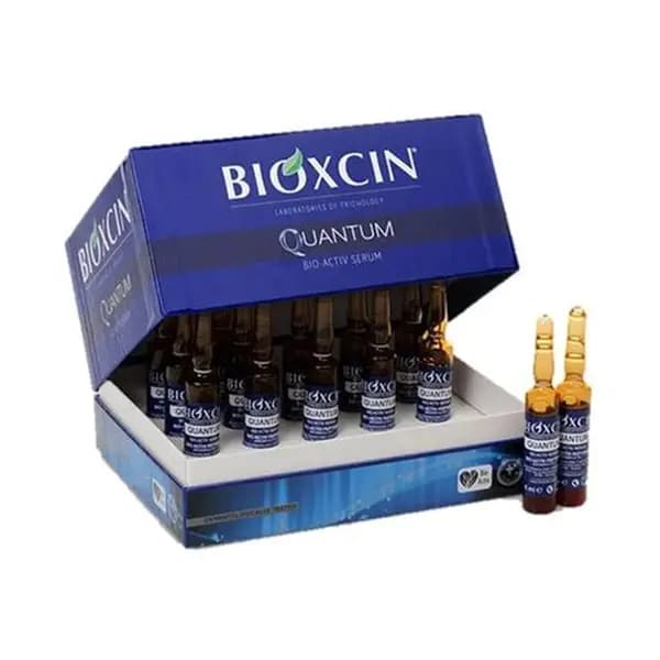سرم ضد ریزش و تقویت‌کننده مو کوانتوم بیوکسین | Bioxcin Quantum (پک ۱۵ عددی) — تصویر ۲