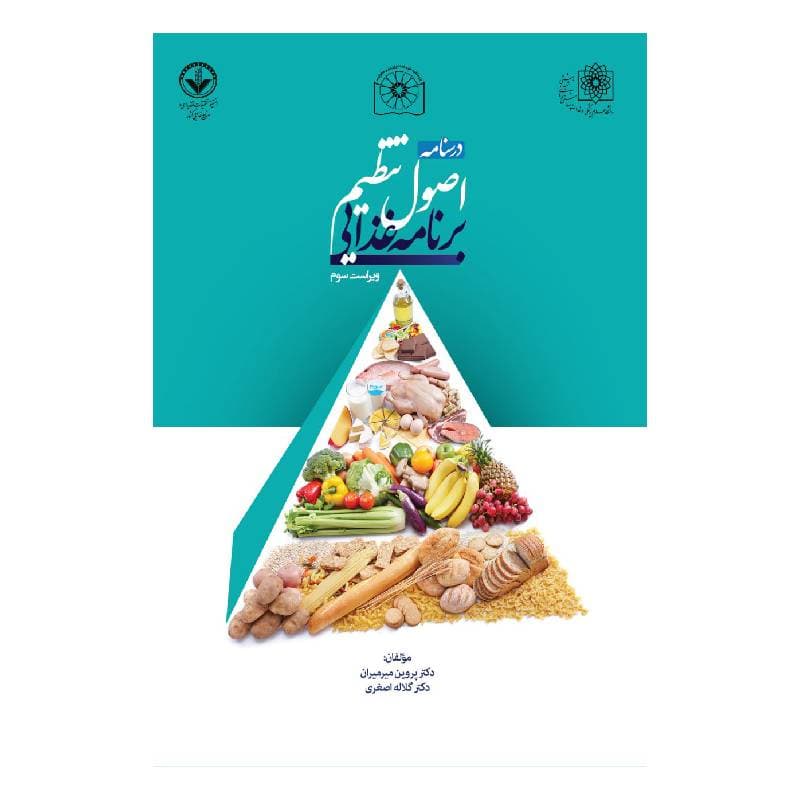کتاب درسنامه اصول تنظیم برنامه غذایی دکتر پروین میرمیران — تصویر ۲