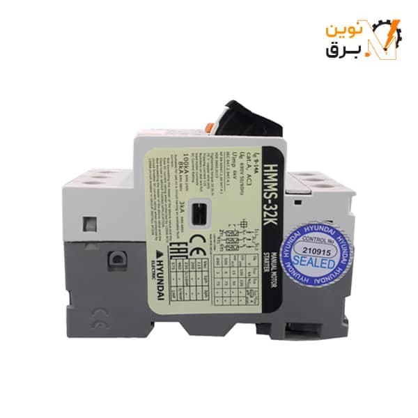 کلید حرارتی هیوندای الکتریک رنج 0.1 الی 0.16 آمپر مدل HMMS-32K — تصویر ۴