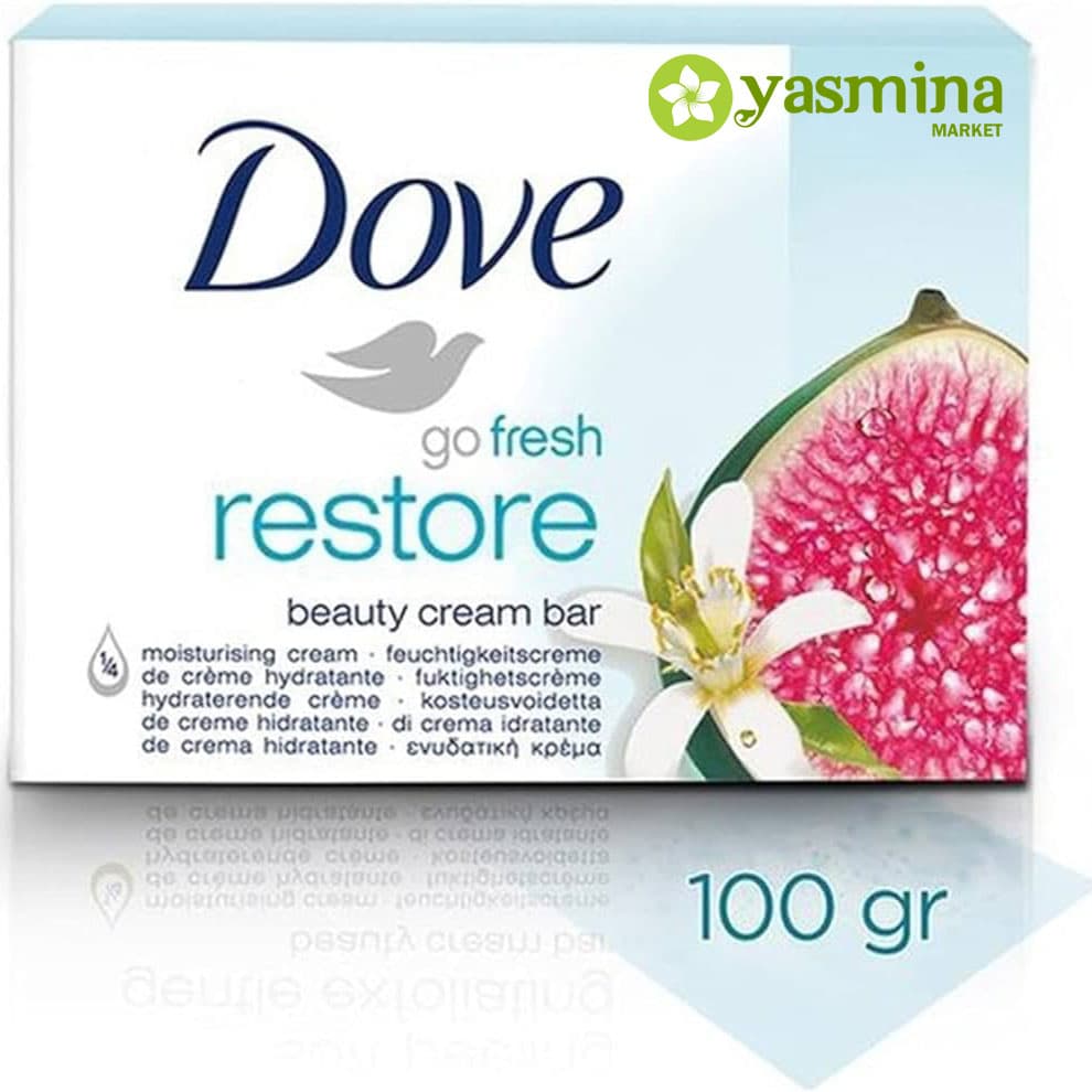صابون داو مدل Restore حاوی عصاره انجیر آبی و شکوفه پرتقال 100 گرم — تصویر ۳