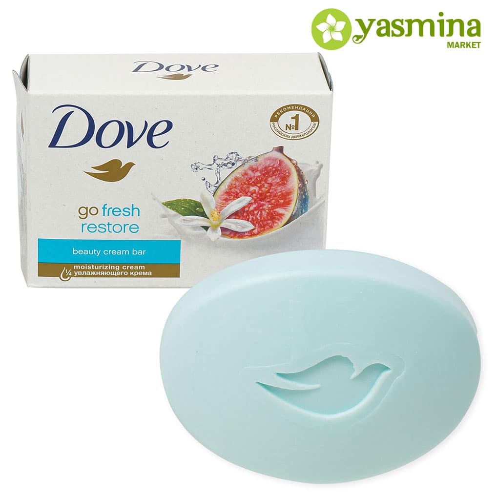 صابون داو مدل Restore حاوی عصاره انجیر آبی و شکوفه پرتقال 100 گرم — تصویر ۲