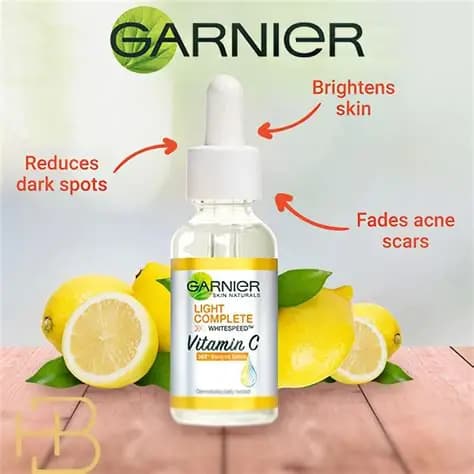 سرم روشن کننده ویتامین C گارنیر مدل Skin Active Brightening Serum حجم 30 میل | Garnier — تصویر ۳