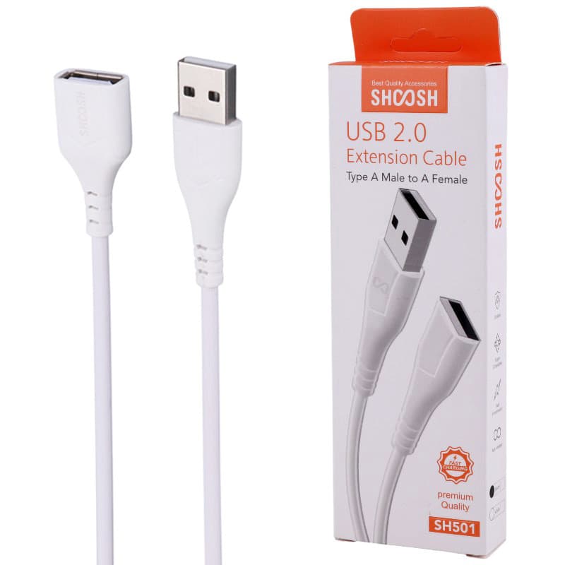 کابل افزایش طول Shoosh SH501 USB 30cm — تصویر ۳