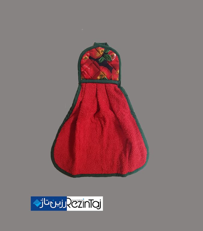 حوله آشپزخانه آویز طرح سیب