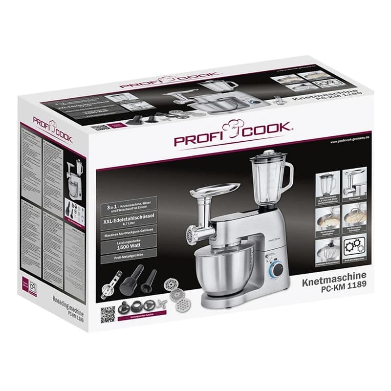 ماشین اشپزخانه پروفی کوک مدل 1189 / PROFI COOK PC-KM1189 — تصویر ۳