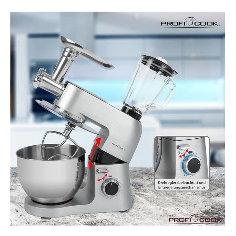 ماشین اشپزخانه پروفی کوک مدل 1189 / PROFI COOK PC-KM1189 — تصویر ۴