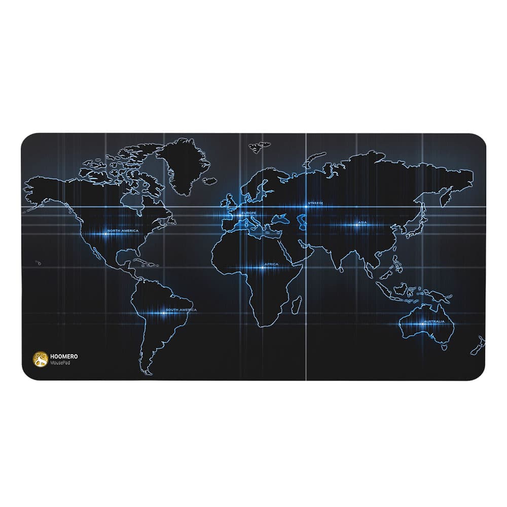 دسک پد هومرو مدل MX299 طرح نقشه جهان سایز 40×75 سانتیمتر