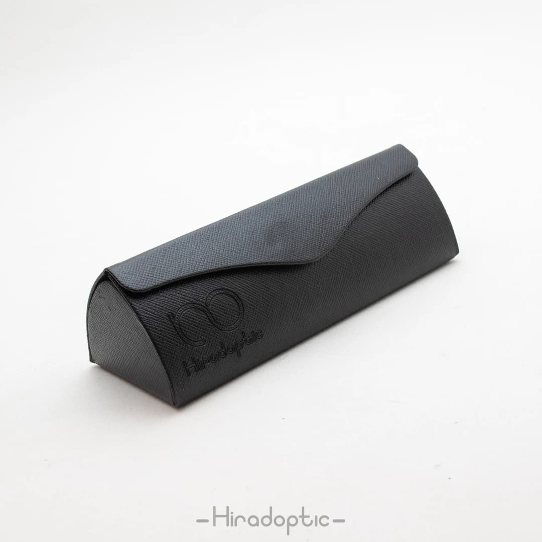 قاب عینک مثلثی چرمی <br><span>Leather triangular glasses frame</span> — تصویر ۳