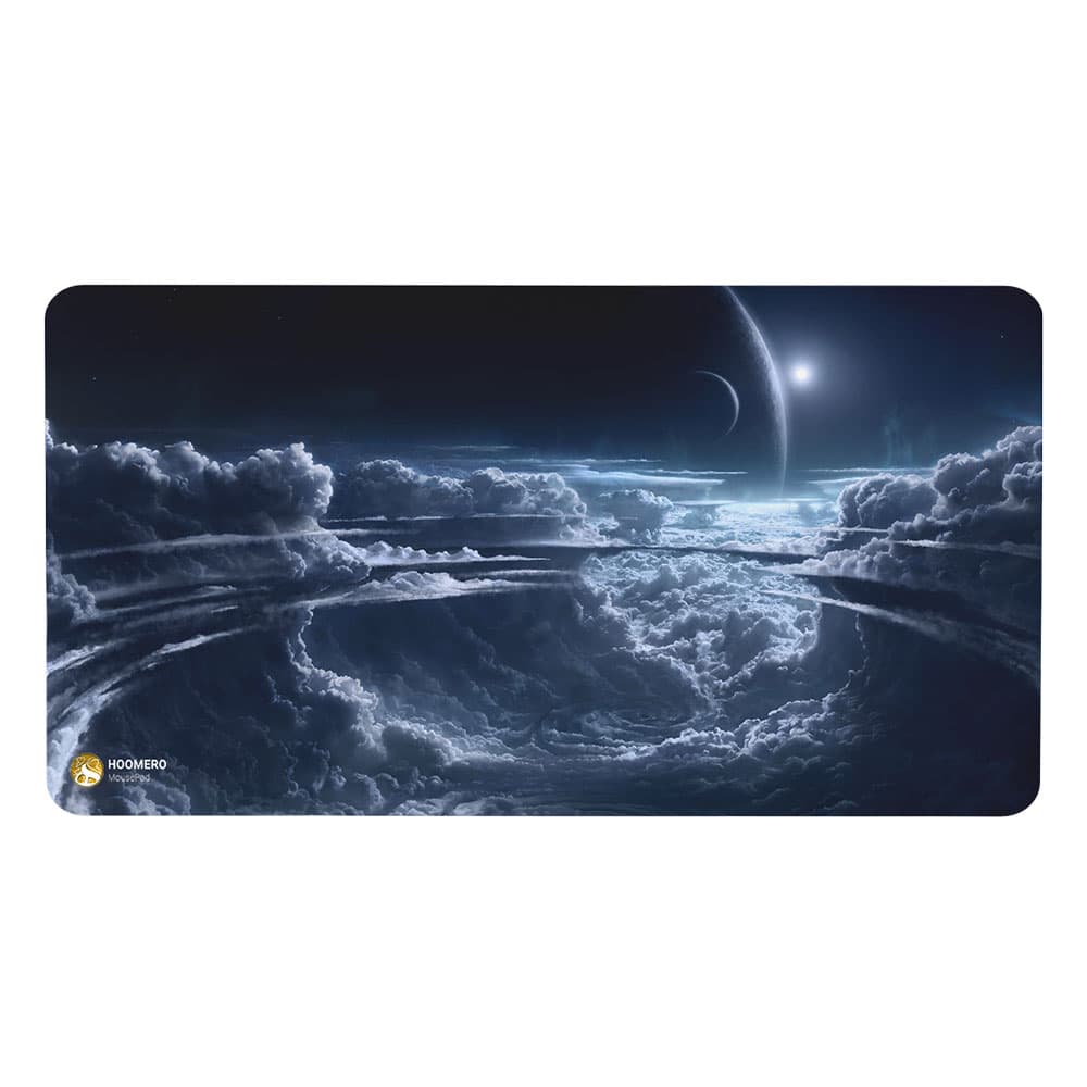 دسک پد هومرو مدل MX306 طرح گلکسی کهکشان و ماه سایز 40×75 سانتی‌متر