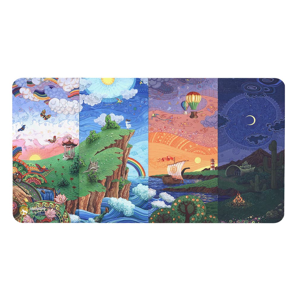 دسک پد هومرو مدل MX325 طرح نقاشی سایز 40×75 سانتی‌متر